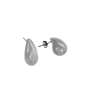 PENDIENTE GOTA DE AGUA BRILLO PLATA 1ª L