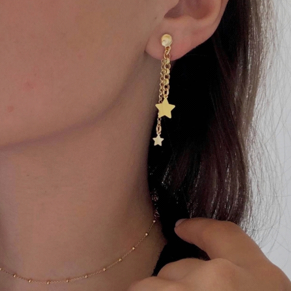 PENDIENTES JUVENILES PLATA PRIMERA LEY