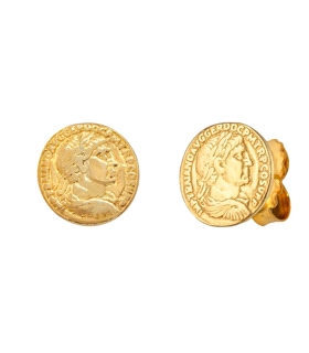 PENDIENTE MONEDA PLATA 1ª LEY CHAPADA