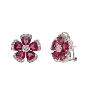 PENDIENTES MUJER PLATA PRIMERA LEY 15 MM