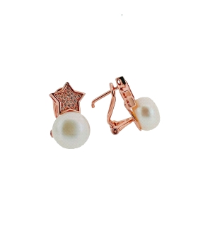 PENDIENTES MUJER PLATA 1ª LEY 10.50 MM