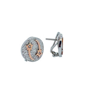 PENDIENTES MUJER PLATA 1ª LEY 14 MM