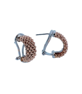 PENDIENTES MUJER PLATA 1ª LEY CHAPADA