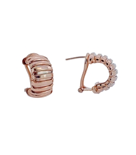 PENDIENTES MUJER PLATA 1ª LEY CHAPADA