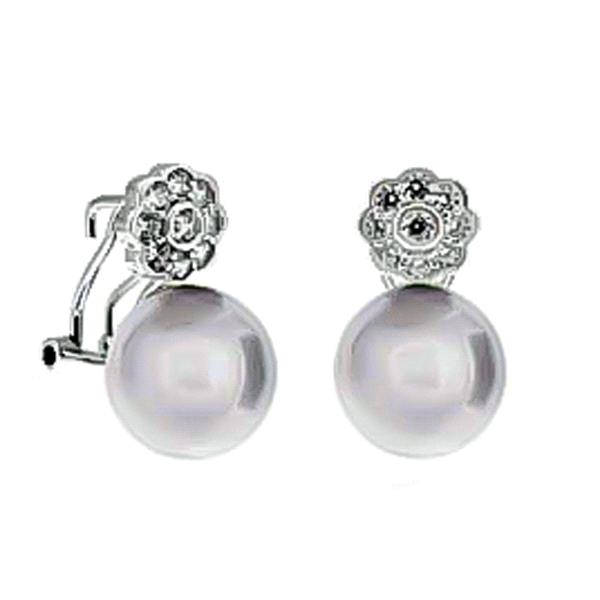 PENDIENTES PERLA TU Y YO PLATA 1ª LEY