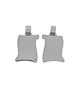 COLGANTE PERGAMINO PLATA 1ª LEY 24 X 20