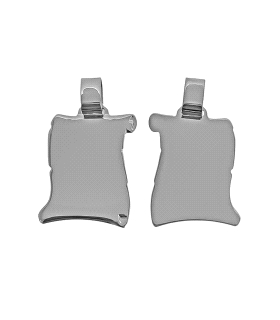 COLGANTE PERGAMINO PLATA 1ª LEY 30 X 22