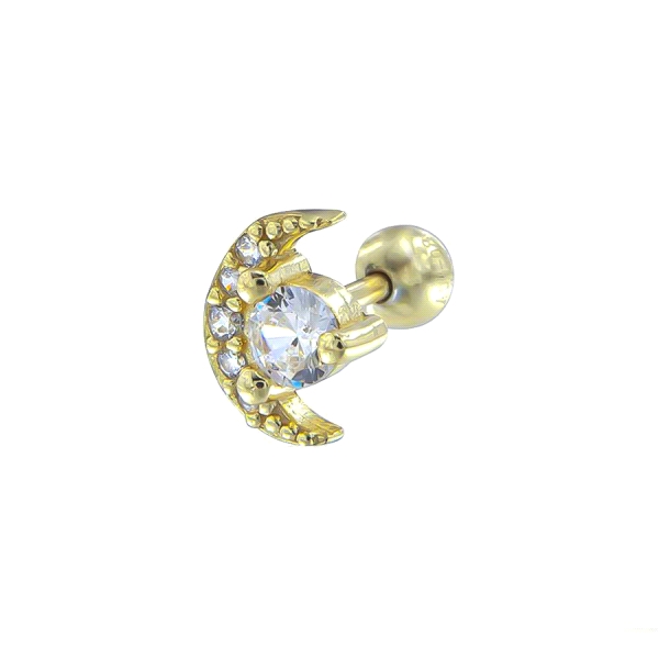 PIERCING PLATA PRIMERA LEY LUNA 6.50 X 6