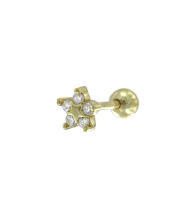 PIERCING PLATA PRIMERA LEY ESTRELLA 4.50