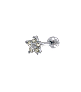 PIERCING PLATA PRIMERA LEY ESTRELLA 4.50