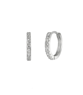 PENDIENTE CRIOLLA UNISEX PLATA 1ª LEY 15