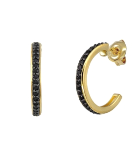 PENDIENTE AROS PLATA 1ª LEY 2 X 18 MM.
