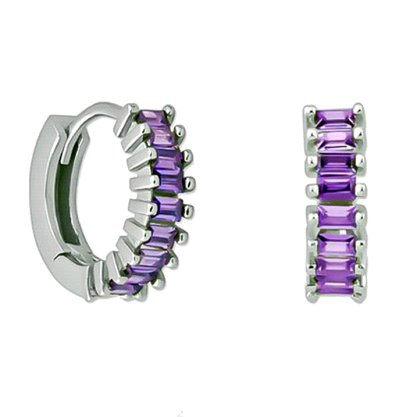 PENDIENTE ARO PLATA 1ª LEY RODIADA 13 MM