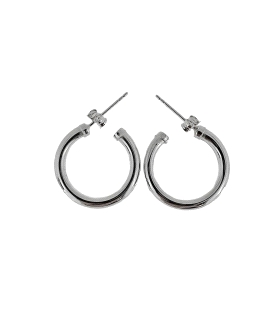 PENDIENTES CRIOLLA PRESION PLATA 1ª LEY