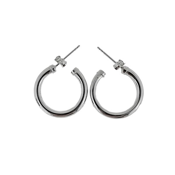 PENDIENTES CRIOLLA PRESION PLATA 1ª LEY