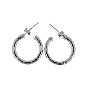 PENDIENTES CRIOLLA PRESION PLATA 1ª LEY