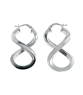 PENDIENTE CRIOLLA AROS PLATA 1ª LEY