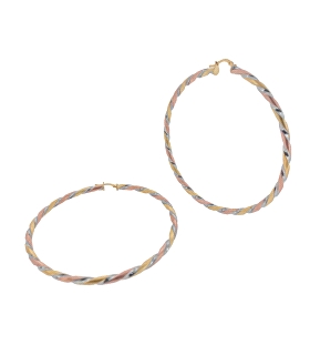 PENDIENTE AROS JUVENIL PLATA 1ª LEY 3X77