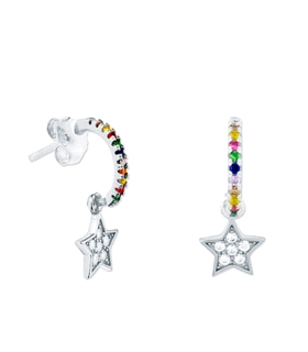 PENDIENTES ARO PLATA 1ª LEY10 MM