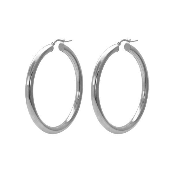 PENDIENTE CRIOLLA UNISEX PLATA 1ª LEY 4