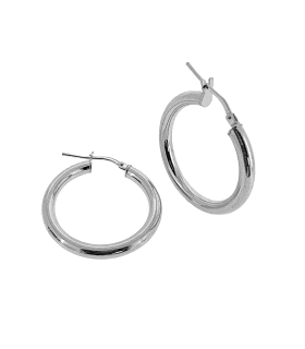 PENDIENTE CRIOLLA PLATA 1ª LEY 3 X 26 MM