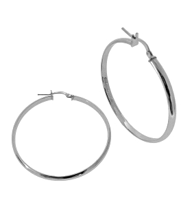 PENDIENTE CRIOLLA PLATA 1ª LEY 3 X 43 MM