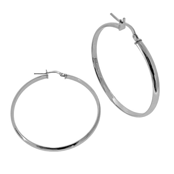 PENDIENTE CRIOLLA PLATA 1ª LEY 3 X 43 MM