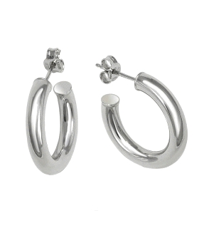 PENDIENTE AROS MUJER PLATA 1ª LEY 4 X 23