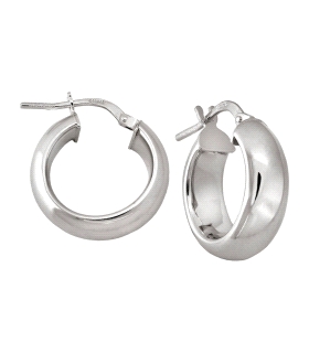 PENDIENTE AROS MUJER PLATA 1ª LEY 6 X 29