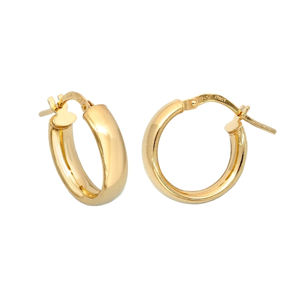 PENDIENTE AROS MUJER PLATA 1ª LEY 4X15.5