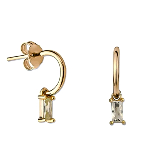 PENDIENTE AROS PLATA 1ª LEY CHAPADA