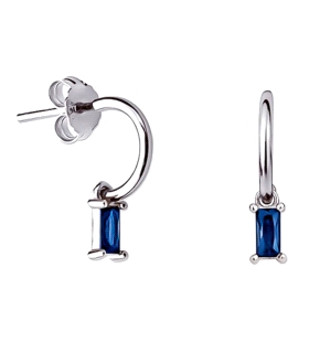 PENDIENTE AROS PLATA 1ª LEY RODIADOS