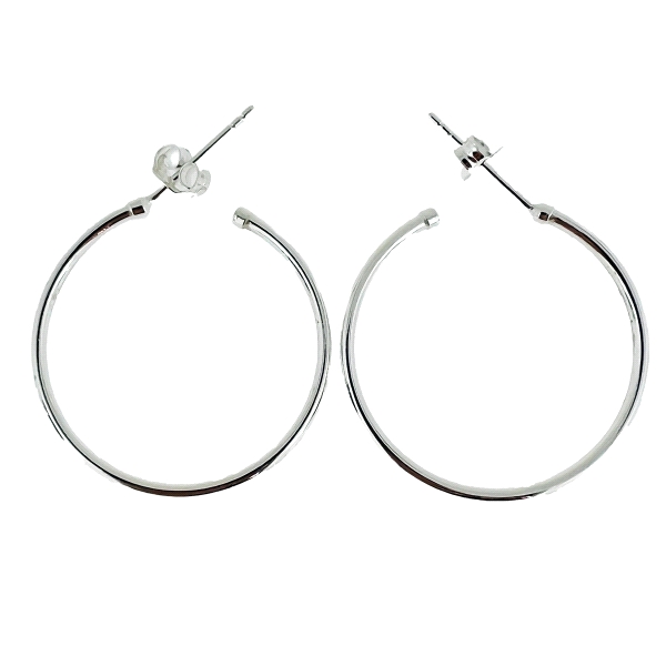 PENDIENTE AROS PLATA 1ª LEY 31 X 2 EXTER