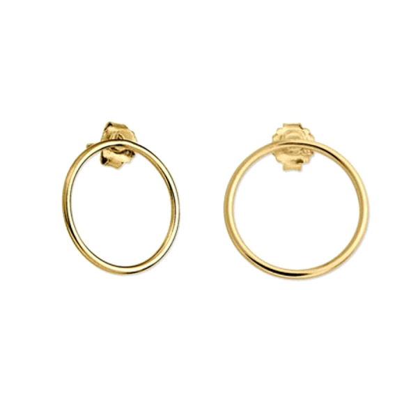 PENDIENTE AROS PLATA 1ª LEY PRESION