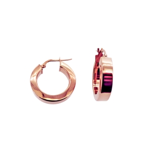 PENDIENTE ARO CRIOLLA PLATA 1ª LEY 22X5