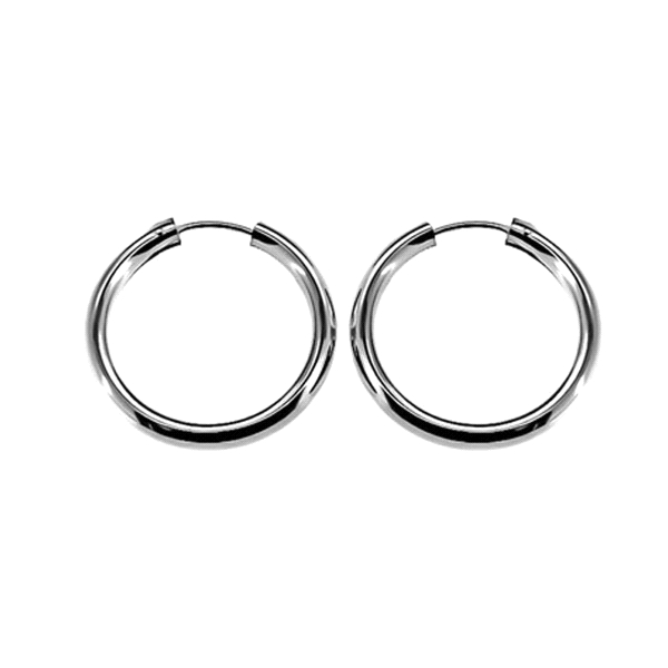 PENDIENTE CRIOLLA PLATA 1ª LEY 3 X 16 MM
