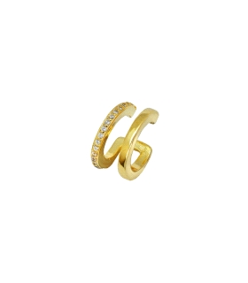 PENDIENTE EAR CUFF PLATA 1ª LEY 10 X 5.5