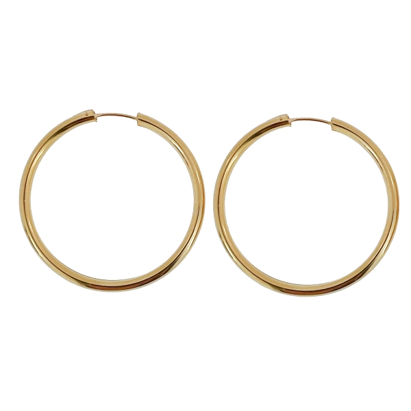 PENDIENTES AROS CRIOLLA PLATA 1ª LEY 3 X