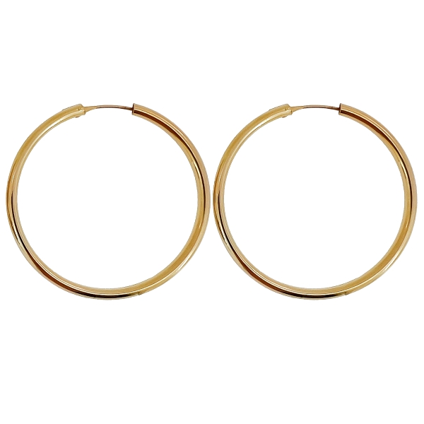 PENDIENTES AROS CRIOLLA PLATA 1ª LEY 3 X