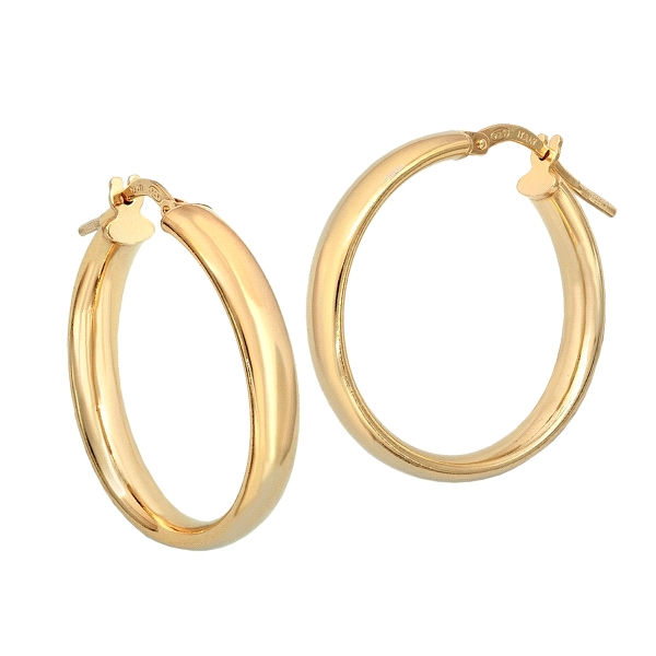 PENDIENTES AROS MUJER PLATA 1ª LEY 4X25