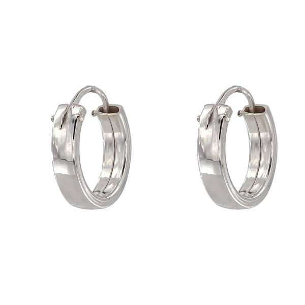 PENDIENTES ARO UNISEX PLATA 1ª LEY 3X14