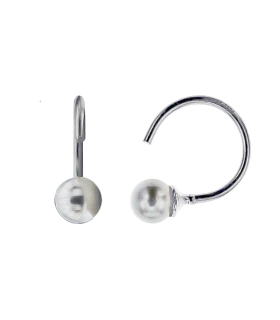 PENDIENTES AROS PLATA PRIMERA LEY 1 X 9