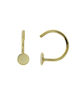 PENDIENTES AROS PLATA PRIMERA LEY 1 X 9