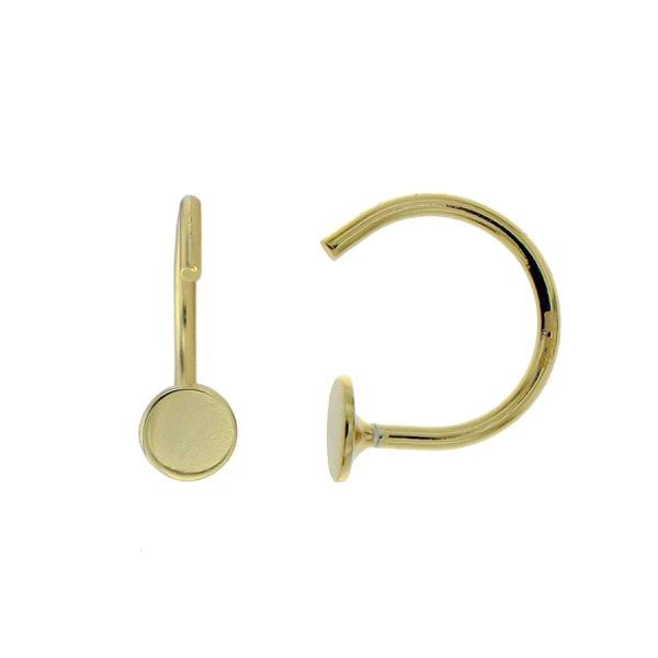 PENDIENTES AROS PLATA PRIMERA LEY 1 X 9