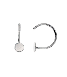 PENDIENTES AROS PLATA PRIMERA LEY 1 X 12