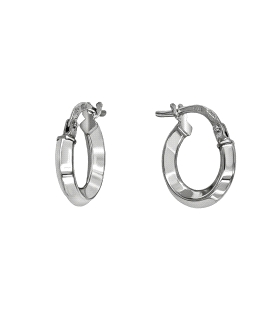 PENDIENTES AROS PLATA PRIMERA LEY 2.5X13