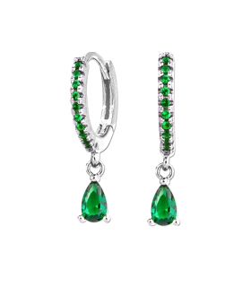 PENDIENTE AROS PLATA 1ª LEY RODIADO