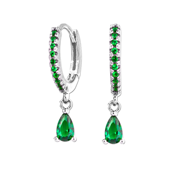 PENDIENTE AROS PLATA 1ª LEY RODIADO