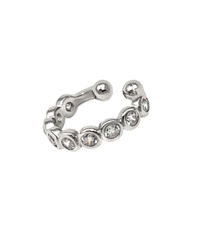 PENDIENTE EAR CUFF PLATA 1ª LEY 14 X 3