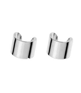 EAR CUFF PLATA 1ª LEY RODIADA 8 MM